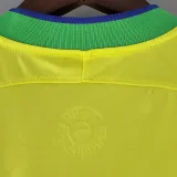 2022-23 Brazil Home World Cup Fans Soccer Jersey