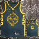 2018 WARRIORS YOUNG #6 Black Gray Top Quality Hot Pressing NBA Jersey
