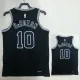 2022-23 SA Spurs DEROZAN #10 Black Top Quality Hot Pressing NBA Jersey (Retro Logo)