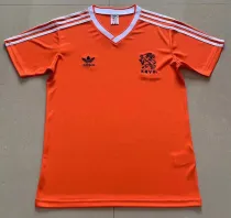 1986 Netherlands Home Retro Soccer Jersey