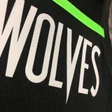2022-23 TIMBERWOLVES TOWNS #32 Black Top Quality Hot Pressing NBA Jersey (Trapeze Edition)