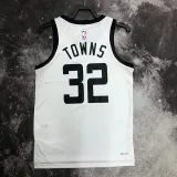 2022-23 TIMBERWOLVES TOWNS #32 White City Edition Top Quality Hot Pressing NBA Jersey