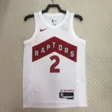 2022-23 Raptors LEONARD #2 White Top Quality Hot Pressing NBA Jersey