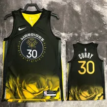 2022-23 WARRIORS CURRY #30 Black City Edition Top Quality Hot Pressing NBA Jersey