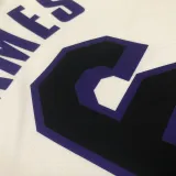 2022-23 LAKERS JAMES #6 White City Edition Top Quality Hot Pressing NBA Jersey