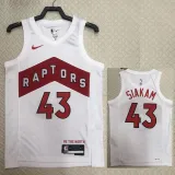 2022-23 Raptors SIAKAM #43 White Top Quality Hot Pressing NBA Jersey