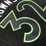 2022-23 TIMBERWOLVES TOWNS #32 Black Top Quality Hot Pressing NBA Jersey (Trapeze Edition)