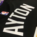 2022-23 SUNS AYTON #22 Black Top Quality Hot Pressing NBA Jersey (Trapeze Edition)