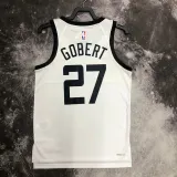 2022-23 TIMBERWOLVES GOBERT #27 White City Edition Top Quality Hot Pressing NBA Jersey