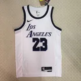2022-23 LAKERS JAMES #23 White City Edition Top Quality Hot Pressing NBA Jersey