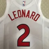 2022-23 Raptors LEONARD #2 White Top Quality Hot Pressing NBA Jersey