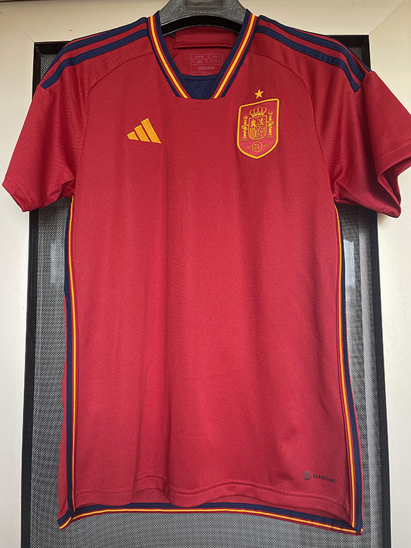 2022-23 Spain Home Fans Soccer Jersey