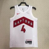 2022-23 Raptors BARNES #4 White Top Quality Hot Pressing NBA Jersey