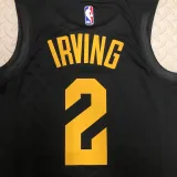 2022-23 Cleveland Cavaliers IRVING #2 Black Top Quality Hot Pressing NBA Jersey (Trapeze Edition)