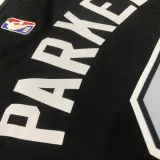 2022-23 SA Spurs PARKER #9 Black Top Quality Hot Pressing NBA Jersey (Trapeze Edition)