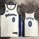 2022-23 Wizards ARENAS #0 White Top Quality Hot Pressing NBA Jersey (Retro Logo)