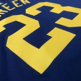 2022-23 WARRIORS GREEN #23 Royal blue Top Quality Hot Pressing NBA Jersey (Trapeze Edition)