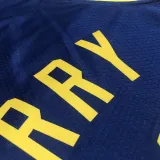 2022-23 WARRIORS CURRY #30 Royal blue Top Quality Hot Pressing NBA Jersey (Trapeze Edition)