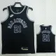 2022-23 SA Spurs DUNCAN #21 Black Top Quality Hot Pressing NBA Jersey (Retro Logo)
