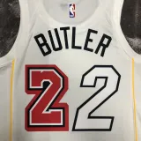 2022-23 HEAT BUTLER #22 White City Edition Top Quality Hot Pressing NBA Jersey
