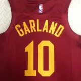 2022-23 Cleveland Cavaliers CARLAND #10 Red Top Quality Hot Pressing NBA Jersey
