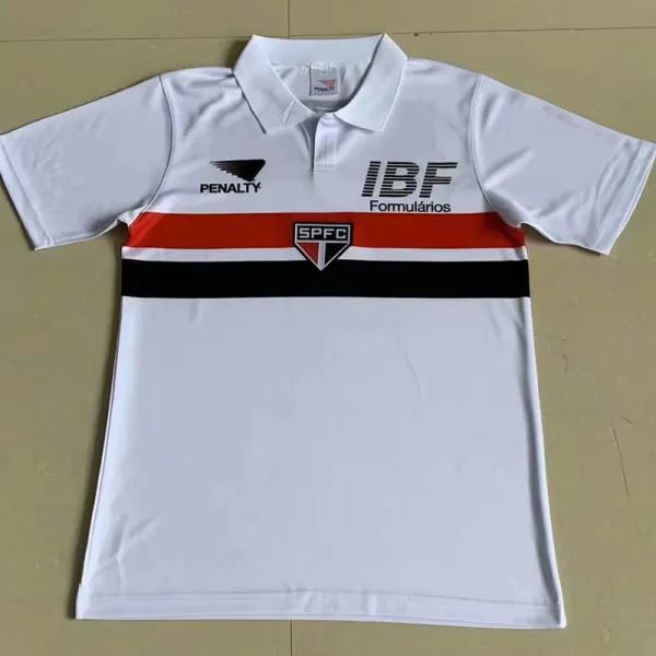 1991 Sao Paulo Home Retro Soccer Jersey