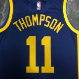 2022-23 WARRIORS THOMPSON #11 Royal blue Top Quality Hot Pressing NBA Jersey (Trapeze Edition)