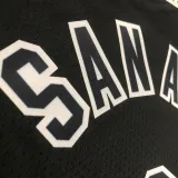 2022-23 SA Spurs DUNCAN #21 Black Top Quality Hot Pressing NBA Jersey (Retro Logo)