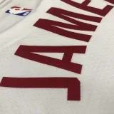2022-23 Cleveland Cavaliers JAMES #23 White Top Quality Hot Pressing NBA Jersey