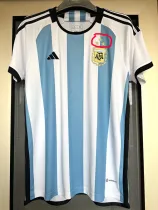 2022-23 Argentina Home 3 Stars Fans Soccer Jersey (三星)