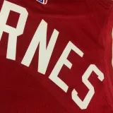 2022-23 Raptors BARNES #4 Red Top Quality Hot Pressing NBA Jersey