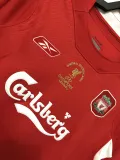 2004-2005 LIV Home Retro Soccer Jersey (前带字)