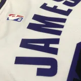 2022-23 LAKERS JAMES #23 White City Edition Top Quality Hot Pressing NBA Jersey
