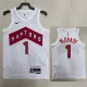 2022-23 Raptors McGRADY #1 White Top Quality Hot Pressing NBA Jersey
