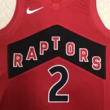 2022-23 Raptors LEONARD #2 Red Top Quality Hot Pressing NBA Jersey