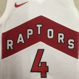 2022-23 Raptors BARNES #4 White Top Quality Hot Pressing NBA Jersey