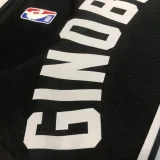 2022-23 SA Spurs GINOBILI #20 Black Top Quality Hot Pressing NBA Jersey (Trapeze Edition)
