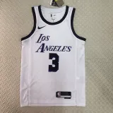 2022-23 LAKERS DAVIS #3 White City Edition Top Quality Hot Pressing NBA Jersey