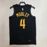 2022-23 Cleveland Cavaliers MOBLEY #4 Black Top Quality Hot Pressing NBA Jersey (Trapeze Edition)