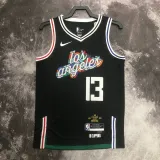 2022-23 Clippers GEORGE #13 Black City Edition Top Quality Hot Pressing NBA Jersey