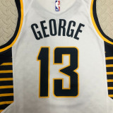 2022-23 Indiana Pacers GEORGE #13 White Top Quality Hot Pressing NBA Jersey
