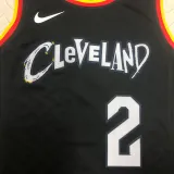 2022-23 Cleveland Cavaliers IRVING #2 Black City Edition Top Quality Hot Pressing NBA Jersey