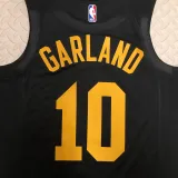 2022-23 Cleveland Cavaliers CARLAND #10 Black Top Quality Hot Pressing NBA Jersey (Trapeze Edition)
