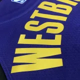2022-23 LAKERS WESTBROOK #0 Purple Top Quality Hot Pressing NBA Jersey (Trapeze Edition)