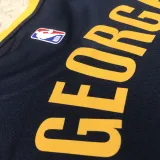 2022-23 Indiana Pacers GEORGE #13 Black Top Quality Hot Pressing NBA Jersey