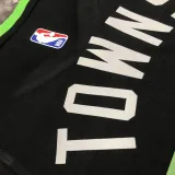 2022-23 TIMBERWOLVES TOWNS #32 Black Top Quality Hot Pressing NBA Jersey (Trapeze Edition)