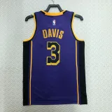 2022-23 LAKERS DAVIS #3 Purple Top Quality Hot Pressing NBA Jersey (Trapeze Edition)