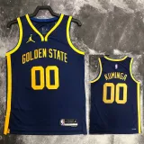2022-23 WARRIORS KUMINGA #00 Royal blue Top Quality Hot Pressing NBA Jersey (Trapeze Edition)