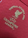 2004-2005 LIV Home Retro Soccer Jersey (前带字)