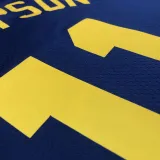 2022-23 WARRIORS THOMPSON #11 Royal blue Top Quality Hot Pressing NBA Jersey (Trapeze Edition)